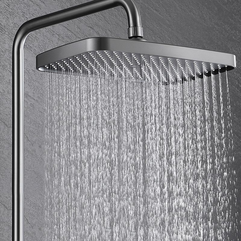 Valve Included Shower System Solid Color Dual Shower Head Shower Head Combo