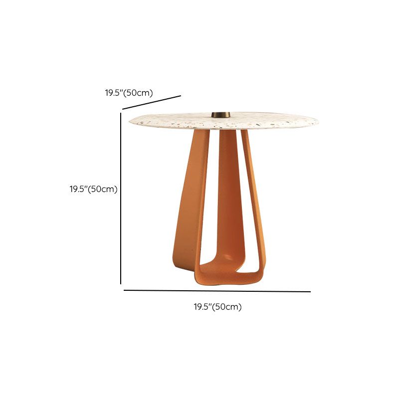 Single 1 Coffee Table 19.68" Tall Modern Round Coffee Cocktail Table