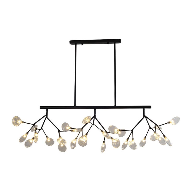 Contemporary Dining Room Lighting 27-Light Sputnik Island Lamp