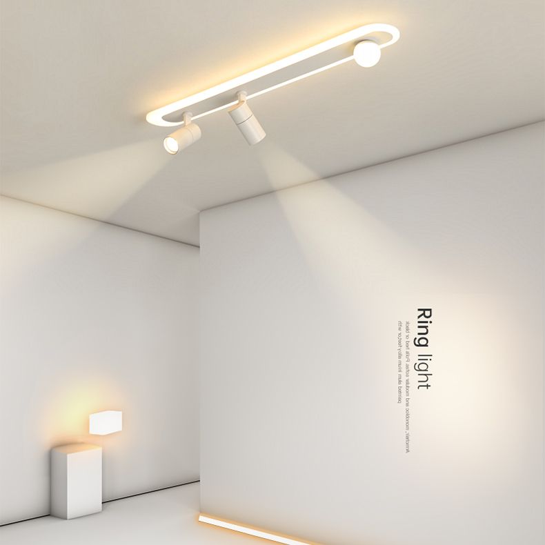 Moderne inbouwverlichting LED-railverlichtingsarmaturen Wit slaapkamerlicht Restaurantlicht