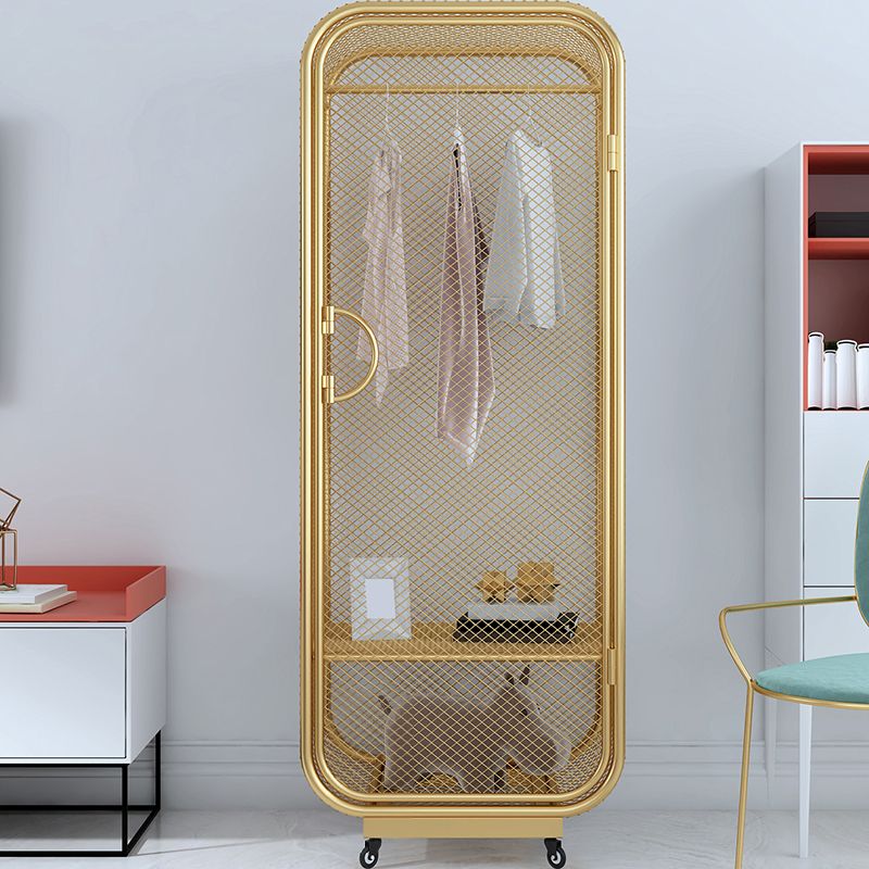 Contemporary Wardrobe Closet Metal Wardrobe Cabinet for Bedroom