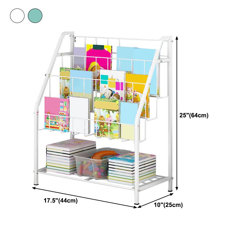 Contemporary Style Bookcase Closed Back Bookshelf for Home Office and Study Room