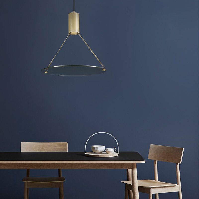 Simplicité Cylindre suspendu Plafonnier LA LA LASS LED PENDANT DU PENDANT DE LA MANGE DU CHAUDE DANS