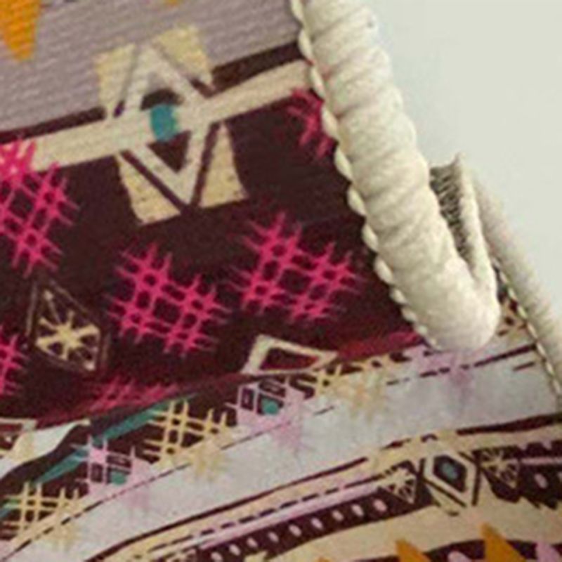 Traditionele ronde tapijten polyester gebied tapijt niet-slip achterste binnenkleed tapijt voor thuis