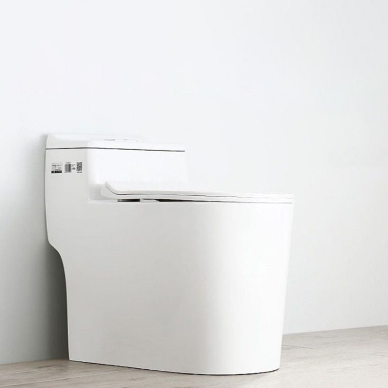 Siphon Jet Porcelain Toilet Bowl One-Piece Toilet Floor Mounted Urine Toilet