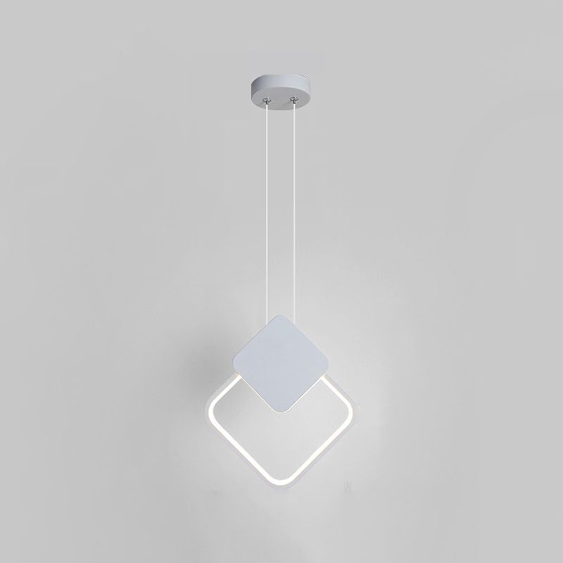 Luce a sospensione a sospensione a 1 luci a sospensione di metallo lineare