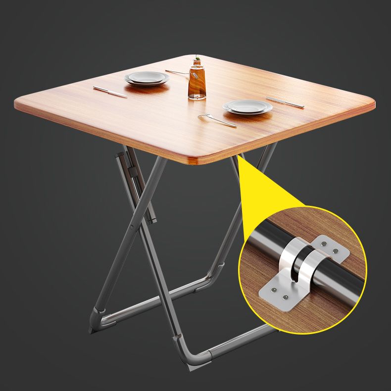 Modern Style Kitchen Dining Set Wood Top Dining Furniture Set with Double Pedestal Base