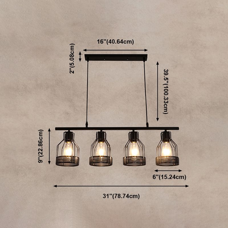 Industrial Style Lantern Hanging Pendant Lights Metal Pendant Light Fixtures