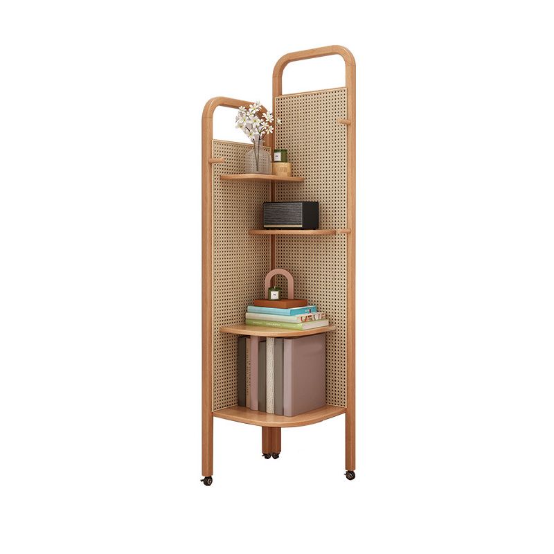 Mid-Century Modern Storage Cabinet with Adjustable Shelves Cabinet