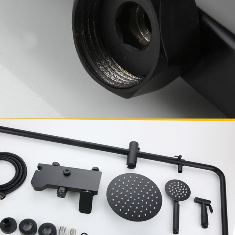 Modern Oval Swivel Shower Stainless Steel Shower Head Shower Faucet on Wall