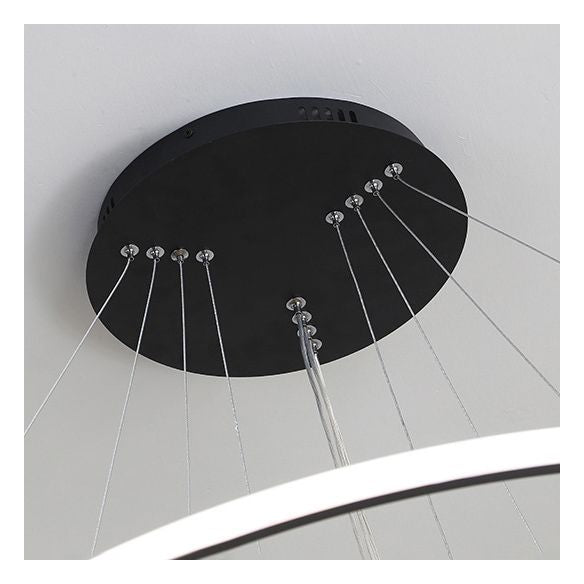 Apparecchi di illuminazione a sospensione in metallo multi -luci suona lampada lampadario in stile moderno