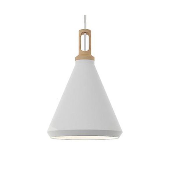 9,5 "/14" breit weiße Anhängerbeleuchtung mit Kegel/Scheunen Metall Schatten Nordisch hängende Anhänger Licht für Esszimmer