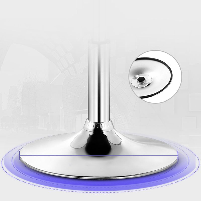 Modern Adjustable Backrest Counter Stool Steel Study Bar Stool with Cushion and Pedal