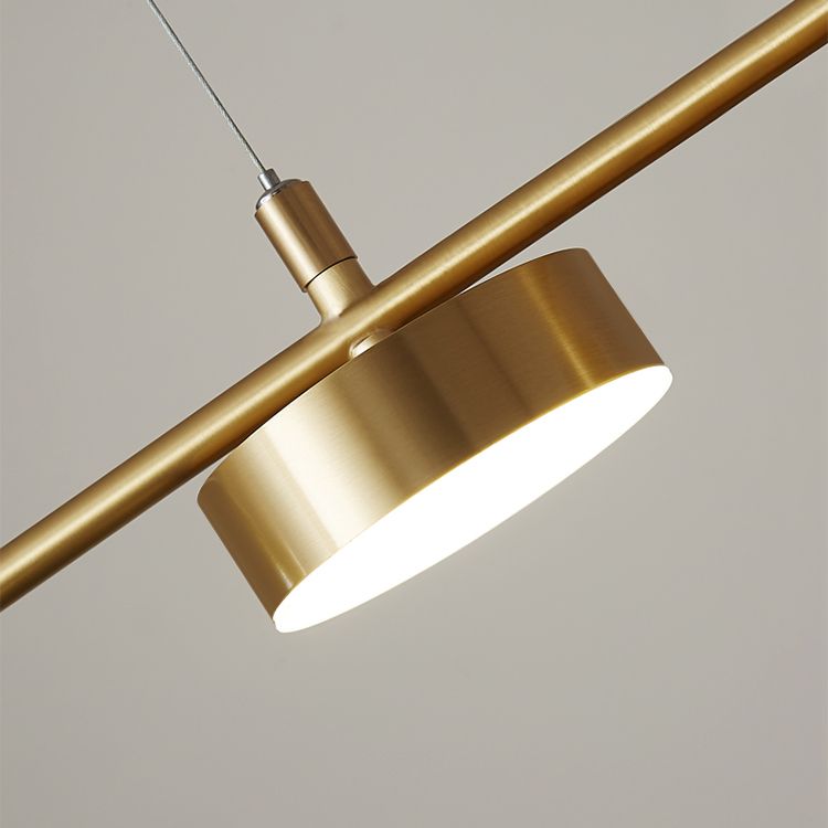 Zylinder Anhänger Leuchten zeitgenössische Metallkücheninselbeleuchtung