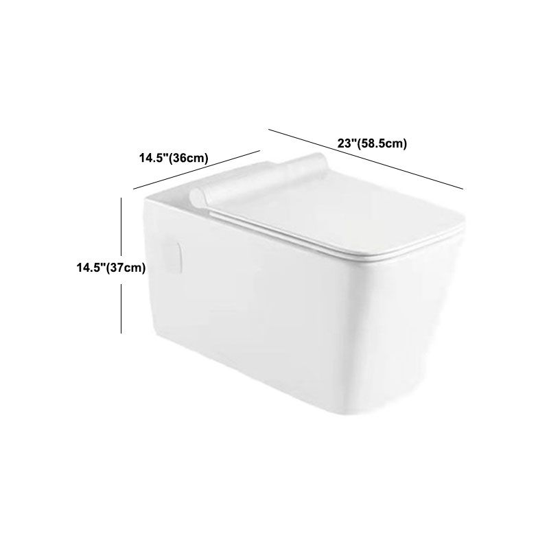 Wall-mounted Toilet Household In-wall Hidden Water Tank Concealed Hanging Toilet