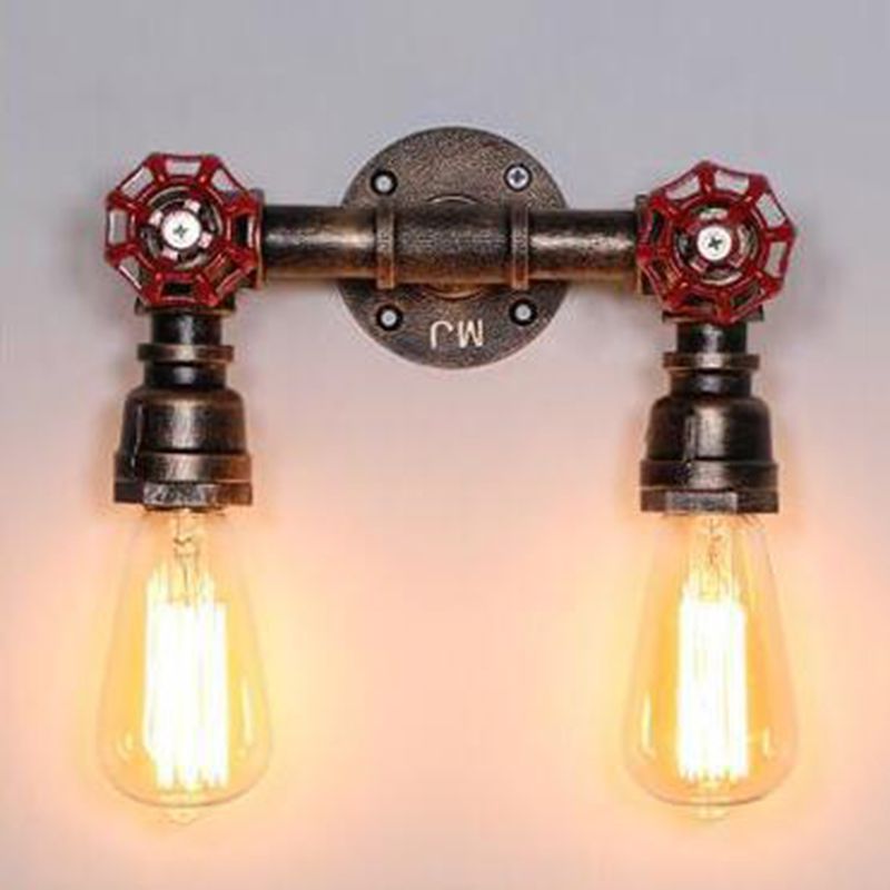 Illuminazione con pale sconce a 2 co-teaggio Luce montata a parete metallica industriale per il ristorante