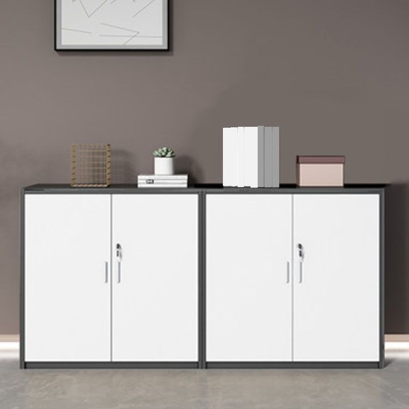 Lateral File Cabinet Wood Color Block Locking File Cabinet with Drawers