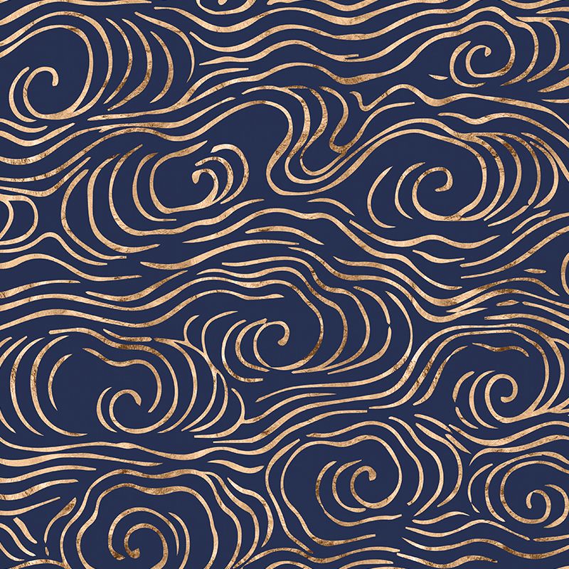 Non-Woven Home Decor Mural Wallpaper Modern Clouding Pattern Wall Covering, Customised