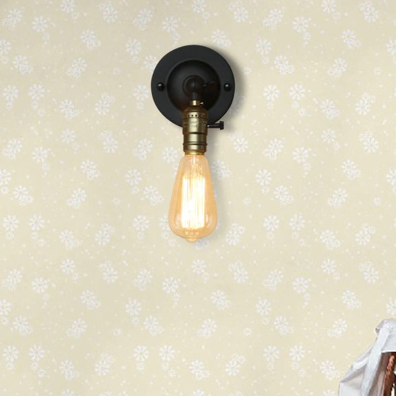 1 Kopf Metallic Wall Lighting Vintage Sty