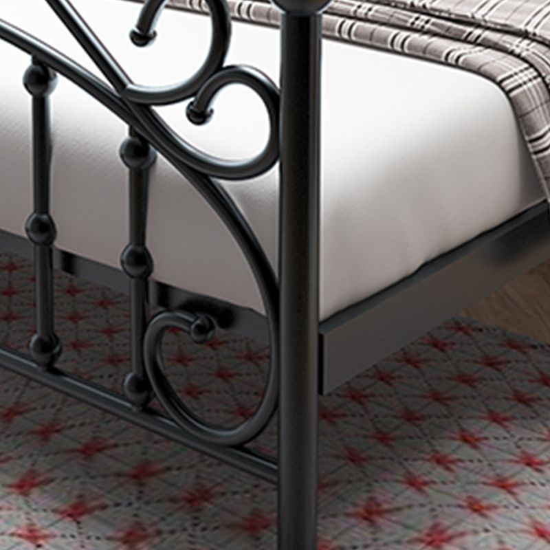 Contemporary Style Standard Bed Metal Bed Frame with Headboard