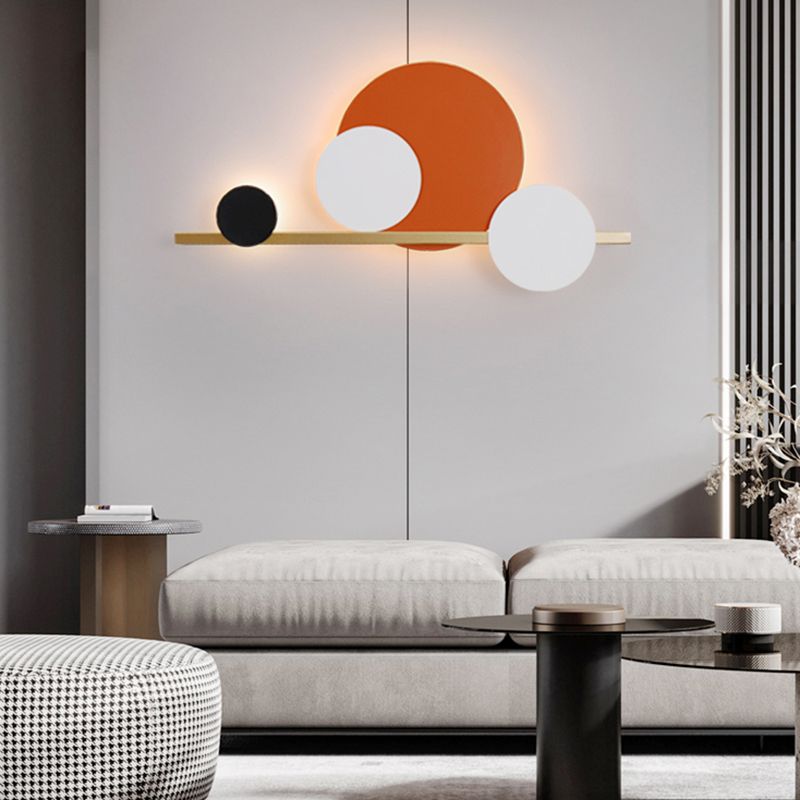Geometry Shape Metal Wall Lights Modern Style Wall Mounted Lamps