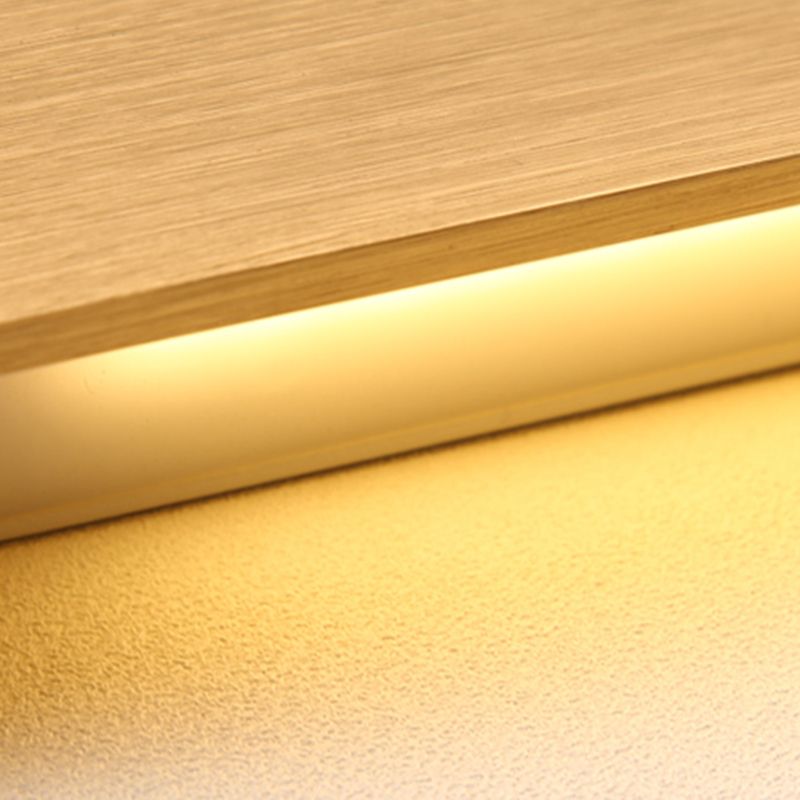 Luz de pared de metal de forma cuadrada estilo moderno 1 lámpara de montaje de pared ligera