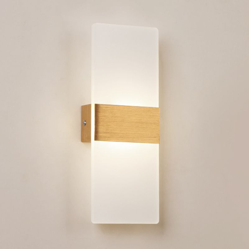 Acrylic Wall Light Fixture Modern Style Wall Light Sconce for Living Room