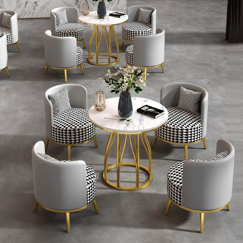 Glam 1/2/5 Pieces Metal Dining Set Dining Furniture Set /Separate Items