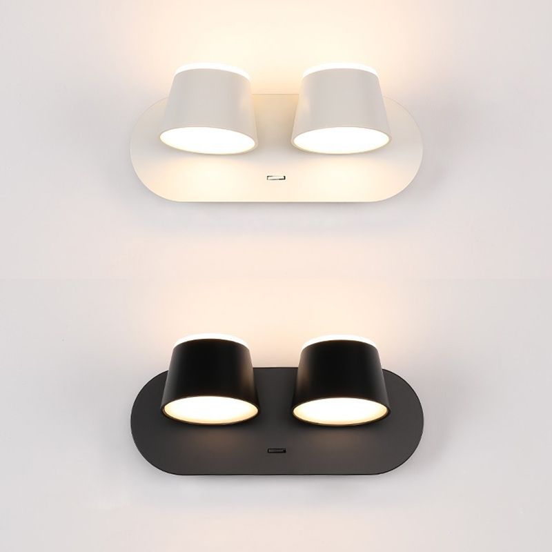 Moderne verstellbare Wandleuchten rotatierbarer LED -Lichtraum Innenleuchtung