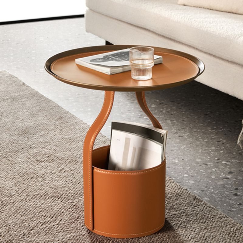 20.87" Tall Mid-century Style Coffee Cocktail Table Pedestal Coffee Table
