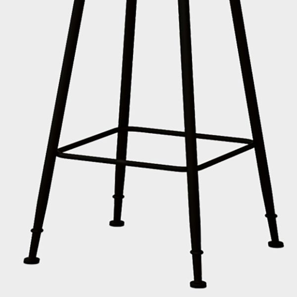 Industrial Counter Stool with Bucket Plastic Bar Stools for Restaurant