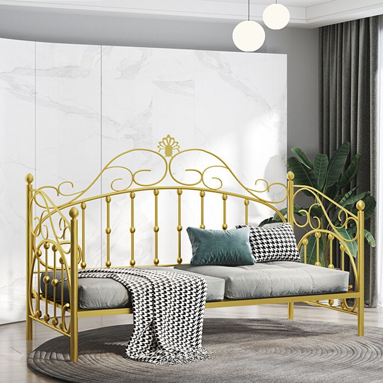 Scandinavian Daybed in Iron with Open-Frame Headboard Princess Theme Bed