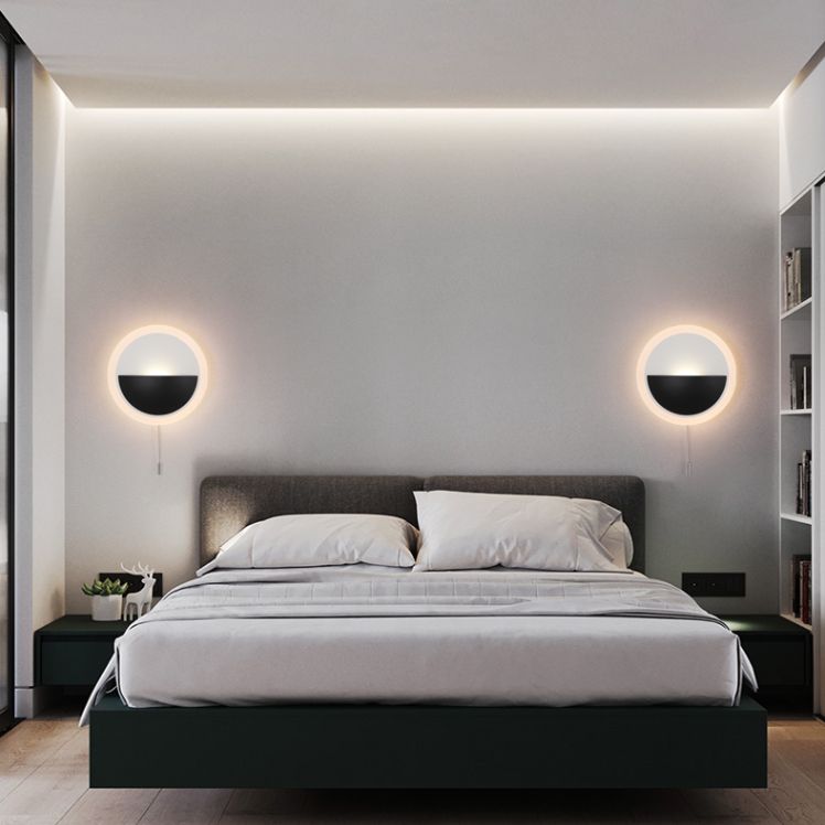 Geometry Shape Wall Lights Contemporary Style Metal 2 Light Wall Mount Lights