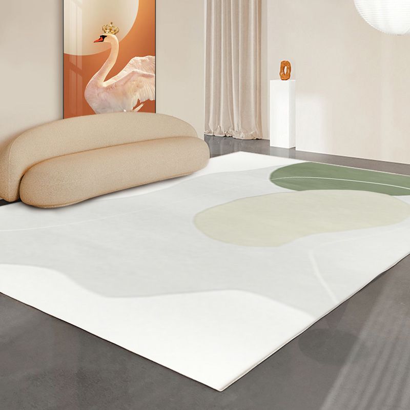 Leisure Carpet Funky Contrast Panel Area Rug Polyester Living Room Carpet with Non-Slip Backing