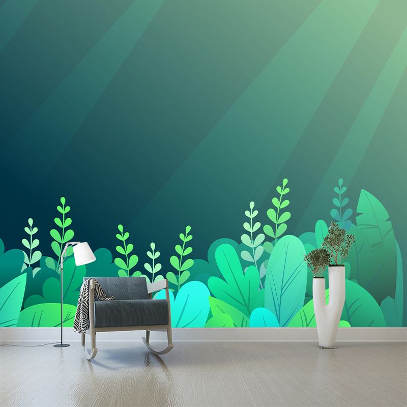 Tropical Style Mural Wallpaper Tropical Plants Bedroom Wall Mural