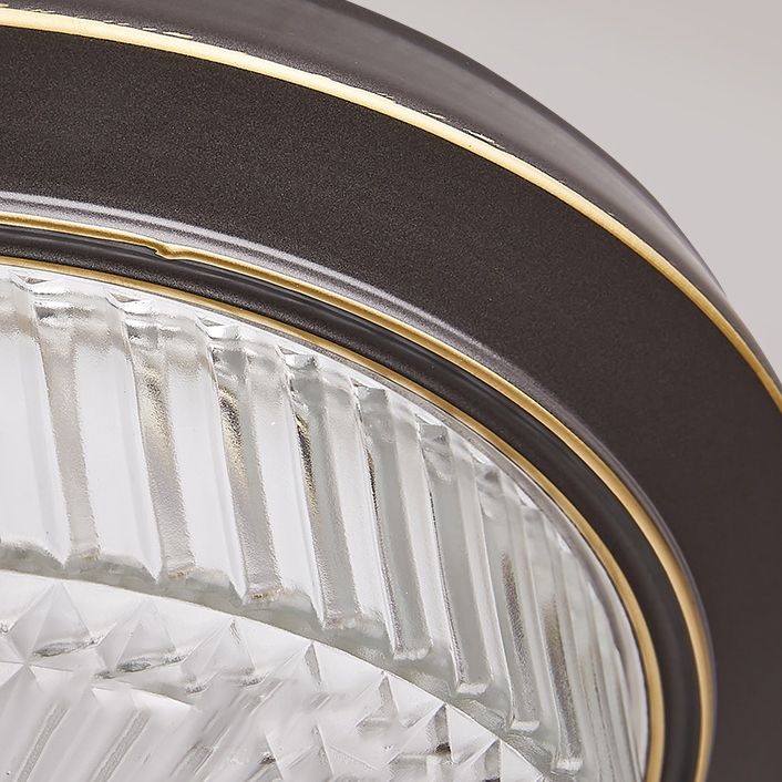 Flush Mount Ceiling Light American Country Style Indoor Round Shape Ceiling Mount Light