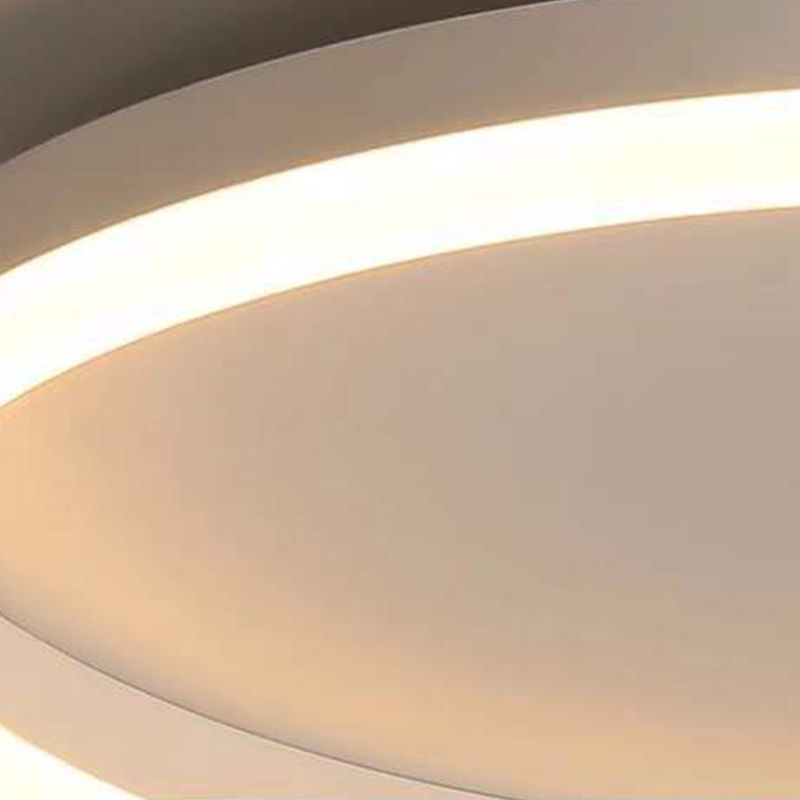 Circular Flush Mount Plafond Light Metal LED Modern Flush Mount Light voor slaapkamer