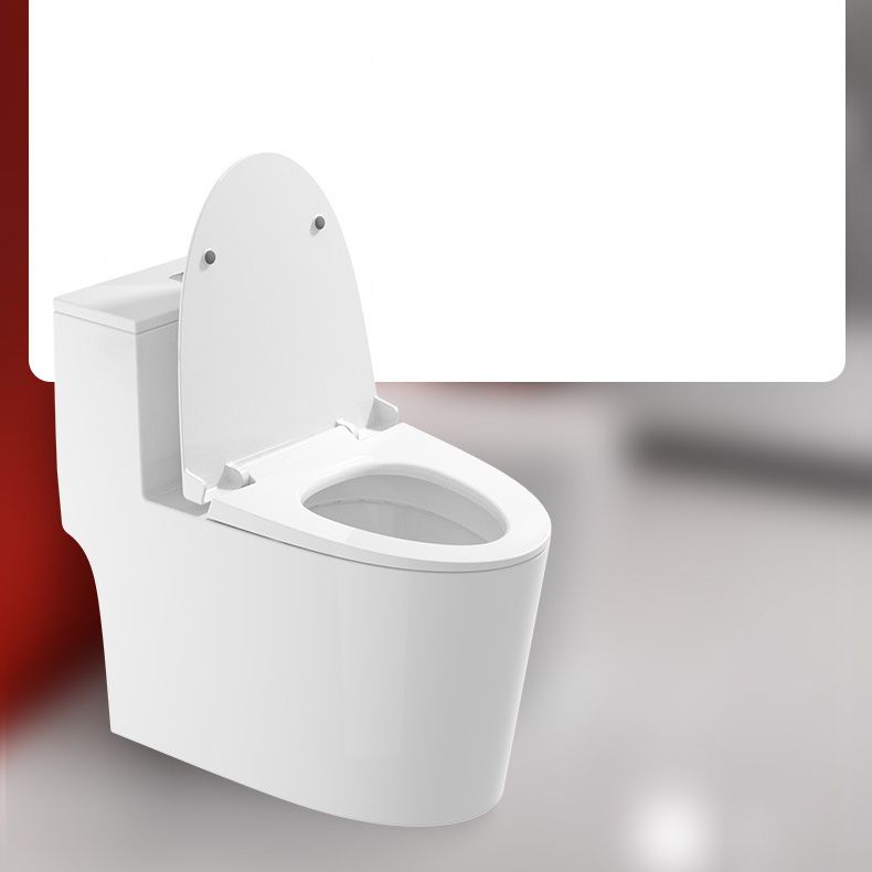 Floor Mount Flush Toilet Concealed Tank One-Piece Toilet with Slow Close Seat