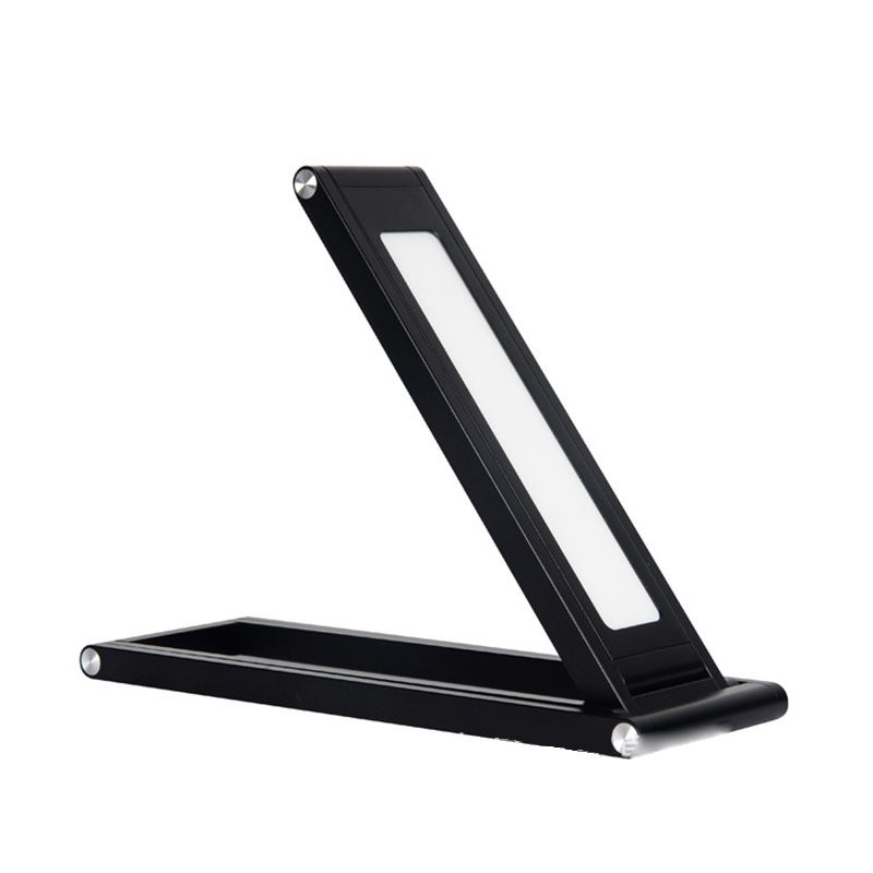 Opvouwbare lineaire LED -tafellamp creatief minimalistisch metalen slaapkamer leeslicht