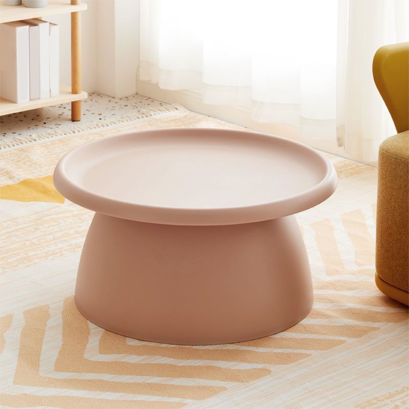 Pedestal Base Design Cocktail Table Acrylic Material Multi-color Selection of Coffee Table