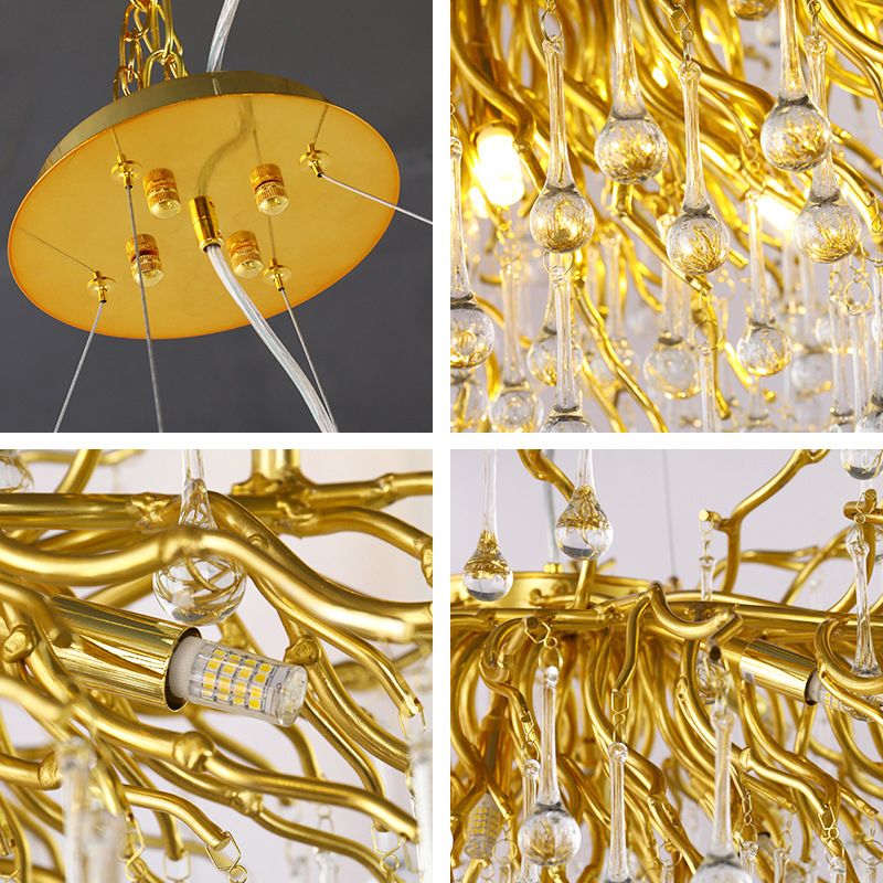 Lampada di fuochi d'artificio ultra-moderna lampada a sospensione metallica Light per il ristorante