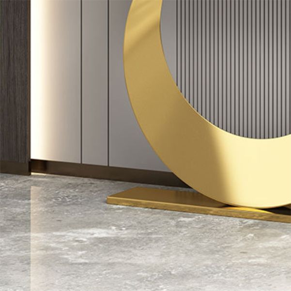 Contemporary Console Accent Table Rectangle Console Table in Stone