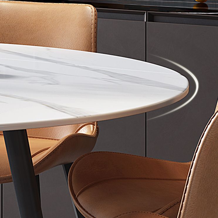 Tavolino da pranzo in pietra sinterizzato in stile moderno per uso domestico per uso domestico