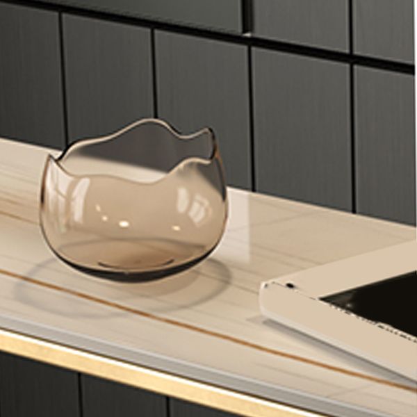 Glam Style Bar Table Set 1/3/5 Pieces Stone Fixed Counter Height Set for Indoor