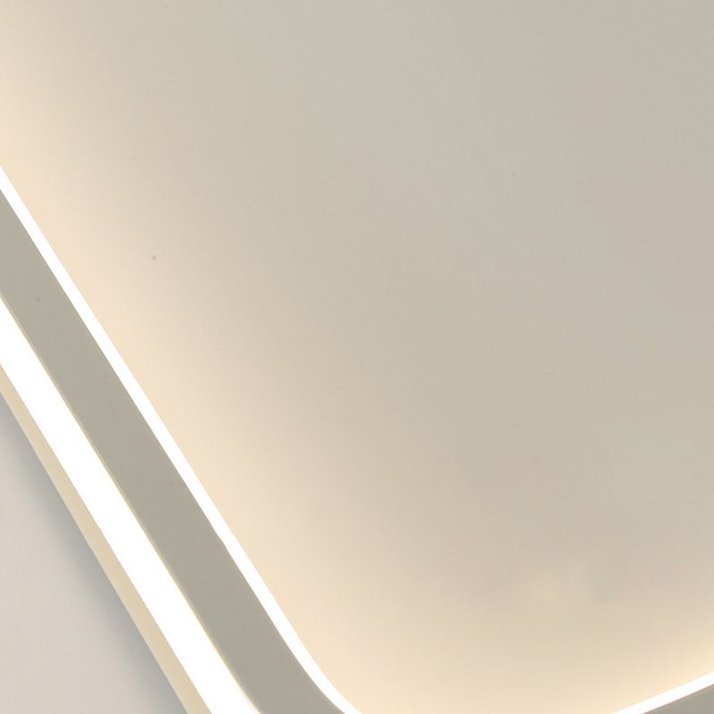 Metal Geometric Flush Mount Fixture Modern Flush Light Fixture for Living Room