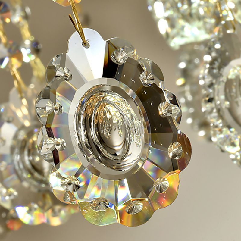 Nordic Style Chandelier Light Postmodern Style Crystal Pendant Light for Living Room