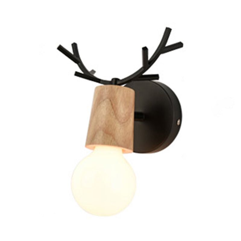 1-Light Unique Wall Sconce Modern Style Metal Wall Lighting for Dining Room