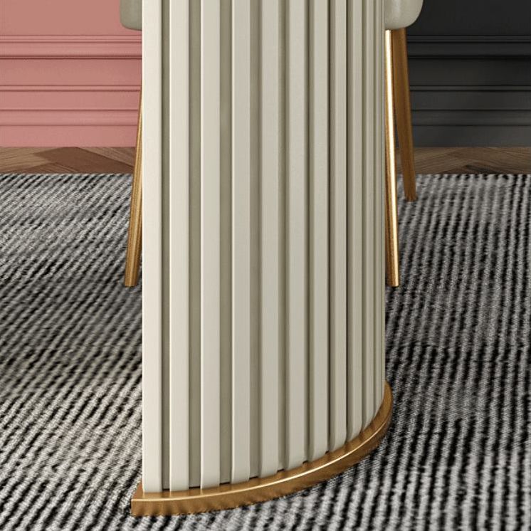 Nordic Glam Rectangle Sintered Stone Table Set 1/2/5/7 Pieces Dining Set