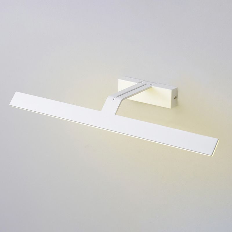 Illuminazione a parete lineare, moderno illuminazione da parete in metallo a LED con ombra acrilica