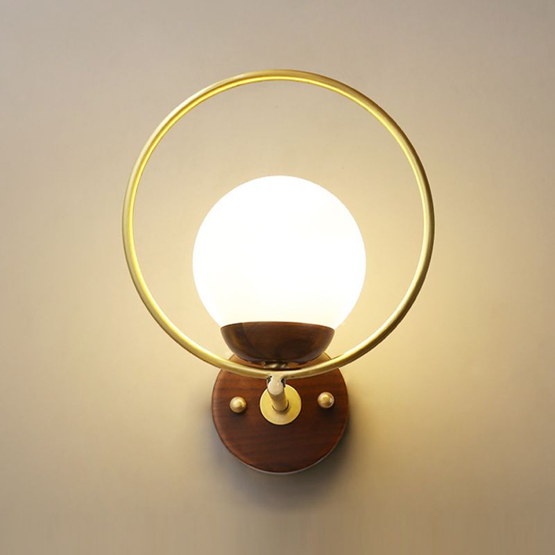 Unique Shape Wall Light Fixture Modern Wood Wall Mounted Lighting for Dining Room